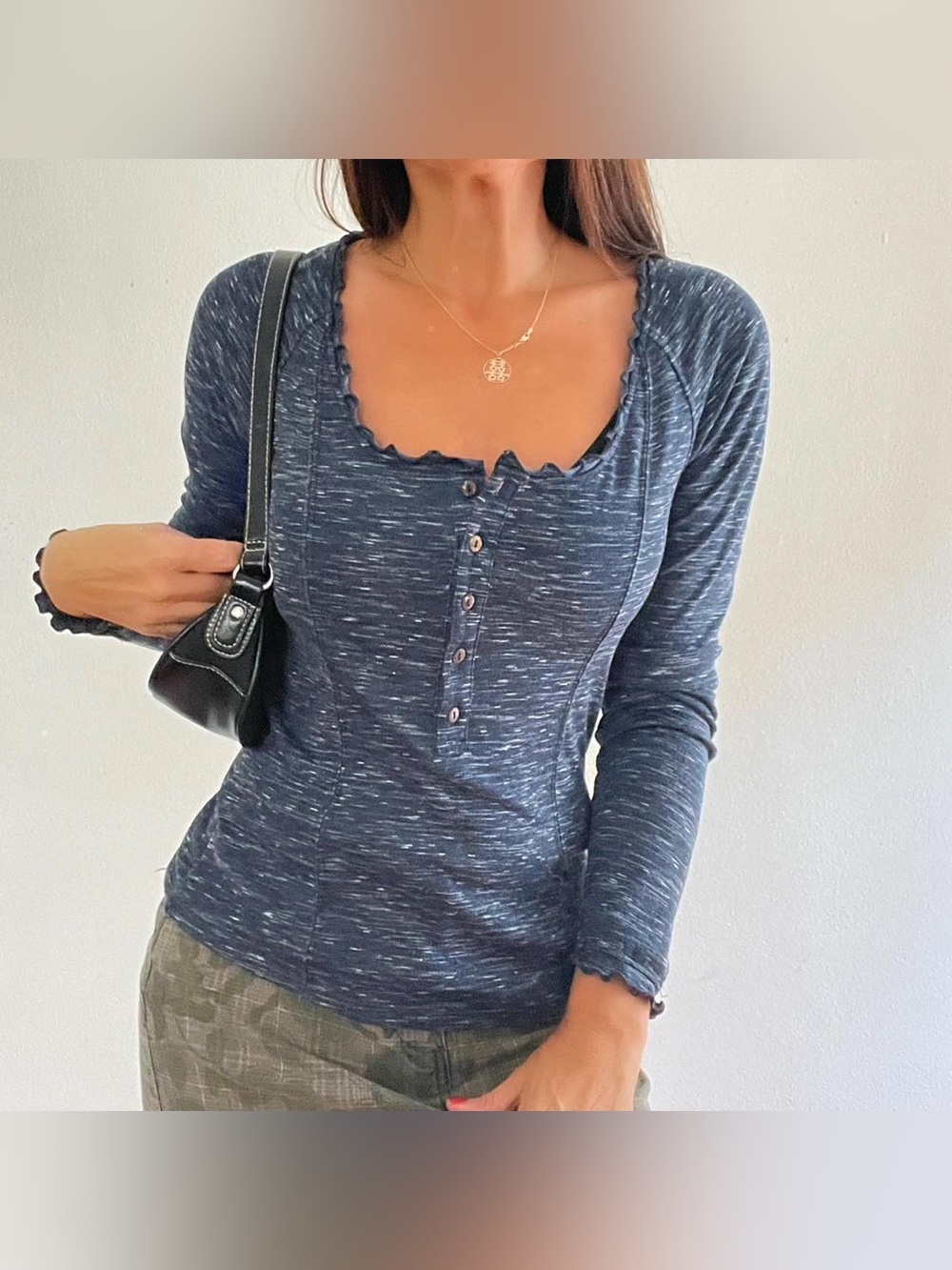 NWT Free People Roxy Henley long-sleeve